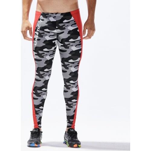 Mans lounge pants home and out door pants Military Army Camo Stretch Workout Tights Camouflage casual Fitness Long Pants