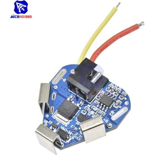 Diymore 3S 12.6V 6A BMS 18650 Lithium Battery Protection Board Power Bank Balance Overcharge Overdischarge for Electric Drill