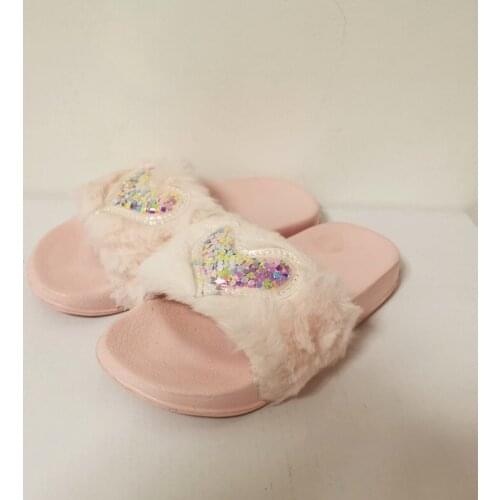 Girls Children Kids Sandals Non-slip Indoor Neon PU Beach Slippers Soft Flush Sliders For Girl Shoes EUR 28 29 30 31 32 33