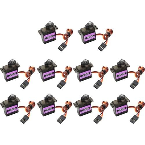 5/10pcs MG90S Micro Metal Gear High Speed 9g Servo For RC Plane Helicopter Boat Car 4.8V- 6V Car Boat Kids Toy Accessory