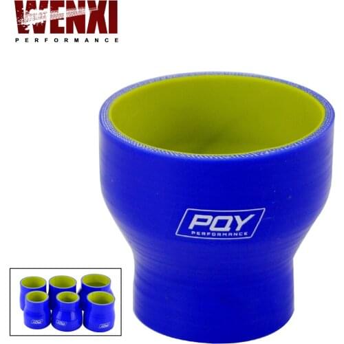 2"-3" 51mm-76mm Silicone Hose Straight Reducer Joiner Coupling Blue&yellow WX-SH02030-QY