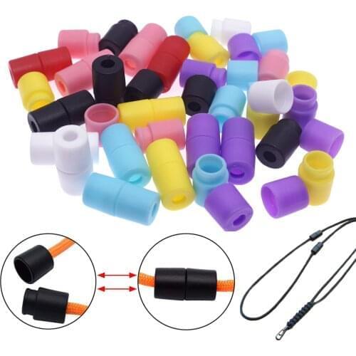 Sutoyuen Pop Barrel Connectors Safety Breakaway Lanyard Clasps Plastic Buckle for Paracord, Necklace Connect Jewelry Making