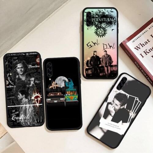 Supernatural TV series fashion Poster Phone Case For Samsung Galaxy S8 S9 S10 Plus S10E Note 3 4 5 6 7 8 9 10 Pro Lite cover
