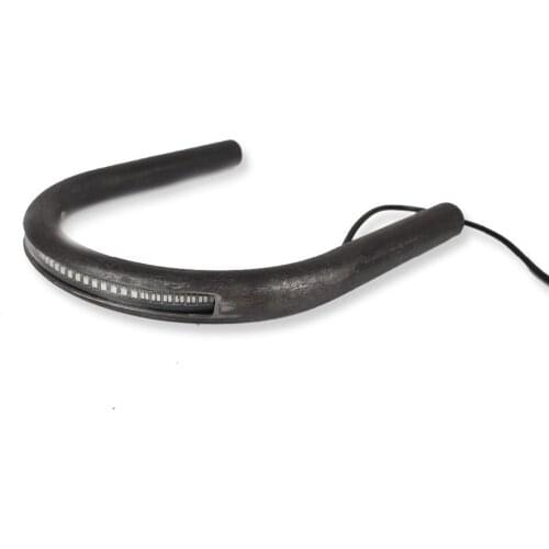 Brat Swept 176mm Frame Hoop w/ LED Tail Brake Light Cafe Racer Rear Seat Loop for Honda CB125 CB175 CB200 CB350 CB360