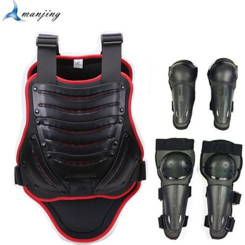 Age 4-16 years Youth Child Body Protective Gear Waistcoat Armor Kids Motocross DH ATV Dirt Bike Chest Spine Back Knee Elbow pad
