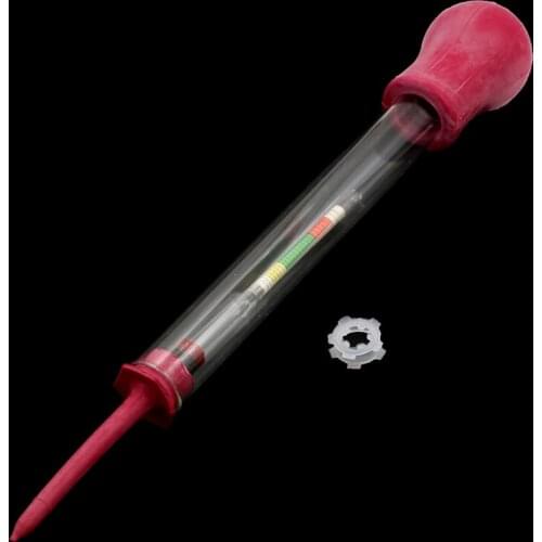 1PCS Professional 1.100-1.300 Density Gravidness Elec cal Elec c Battery Suction Battery Hydrometer Acid Tester Electrolyte Lead