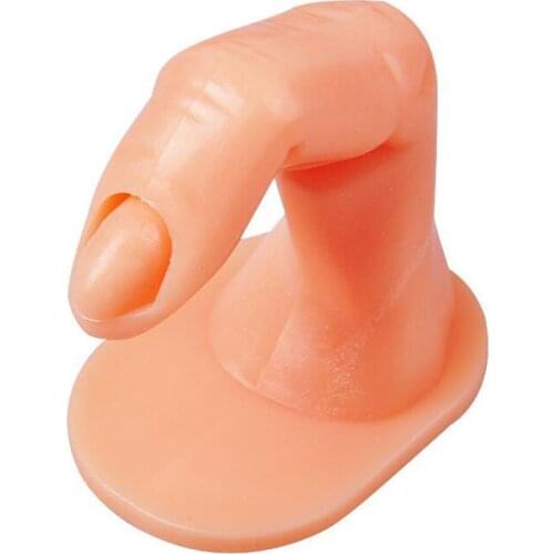 10Pcs/lot Beauty nail tools Artificial fingers Practice prosthetics Nail display Finger touch with adhesive