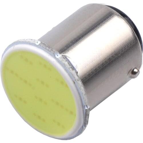 2x P21W 1157 Bay15d 1156 BA15S P21W LED Turn Signal Bulb COB Car Interior Light Parking Reverse Back Brake Lamp Super Bright 12V