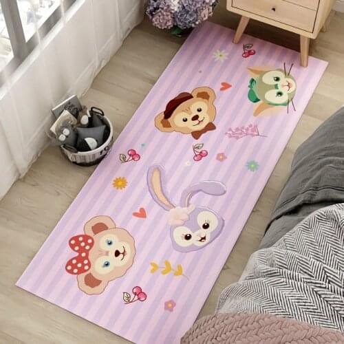 60x160cm Disney Duffy Baby Activity Mat Soft Bedroom Carpet Bedside Bay Window Cushion Sofa Cushion Window Carpet