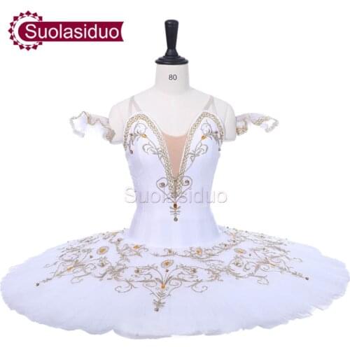 White Adult Professional Stage Ballet Tutu The Swan Lake Performance Competition Costumes Women Ballet Dance Apperal Children