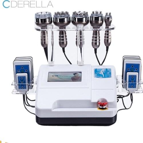40K Cavitation Machine Body Slimming & Shaping Portable Face Lifting Device Weight Loss 6in1 Lipo Laser Vaccum Therapy Hot Sale