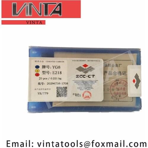 Free shipping high quality 20pcs/lots YG8 E218/ E219/ E220/ E221/ E222/ E223/ E224/ E225/ E226 cnc carbide welding inserts