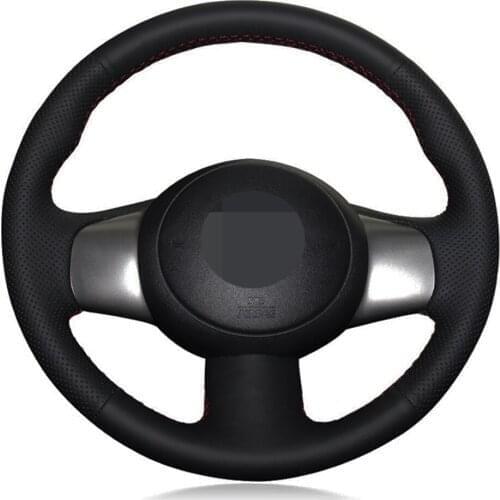 Car Steering Wheel Cover Artificial Leather For Nissan March NV200 2010-2017 Sunny Versa Almera 2011-2014 Cube (US) 2009-2014