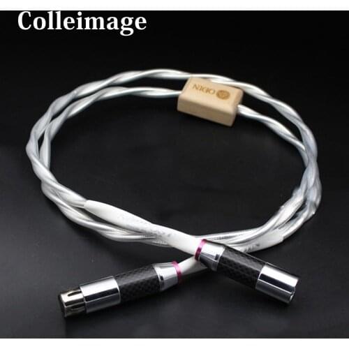 Colleimage Hifi Nordost Odin RCA Carbon Fiber Plug XLR Balance interconnect Cable Audio Hifi 75OM Digital Coaxial Cable