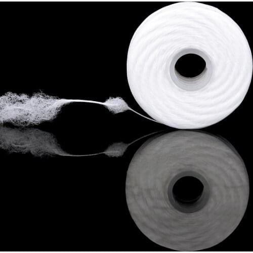 Fashion 10pc/lot Water Fluffy Dental Flosser 50m Dental Floss Wire Built-in Spool Waxed Mint Flat Tooth Teeth Whitening Cleaning