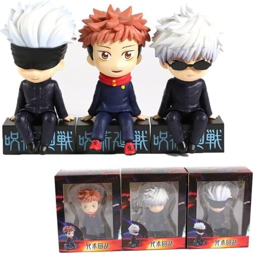Jujutsu Kaisen Itadori Yuji Gojo Satoru PVC Figure Model Toy Computer Desktop Doll Gift