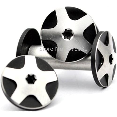 2Pieces M3.5 Flipper folding tool spindle screw fittings shank screw custom titanium alloy knife spindle screw Fk32