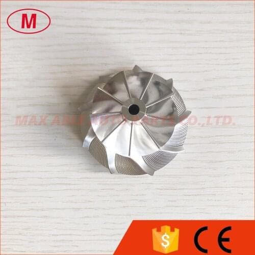 GTA15-25 42.57/59.03mm 9+0 blades high performance turbo milling/aluminum 2618/billet compressor wheel