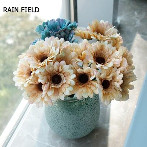 7 Bunch Silk Simulation Artificial Flower Bouquet Of Fack Flowers Wedding Decoration Home Decoration Beautiful Bouquet Of Roses