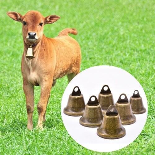 1PC DIY Grazing Bells Livestock Cow Horse Sheep Equipment Prevent The Loss Grazing Bells Pure Copper Material Crisp Loud