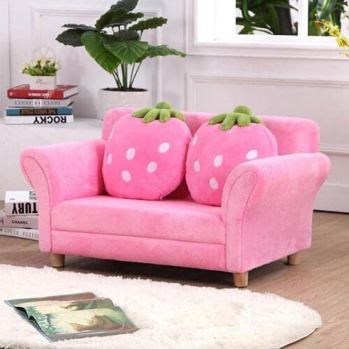 Small Children Sofa Mini Korean Cartoon Strawberry Nappy Baby Room Decorate Sofa Sofa Cartoon Love Seat