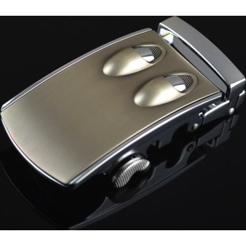 Genuine Mens Belt Head Belt Buckle Leisure Belt Head Business Accessories Automatic Buckle Width 3.5CM luxury fashion men belt