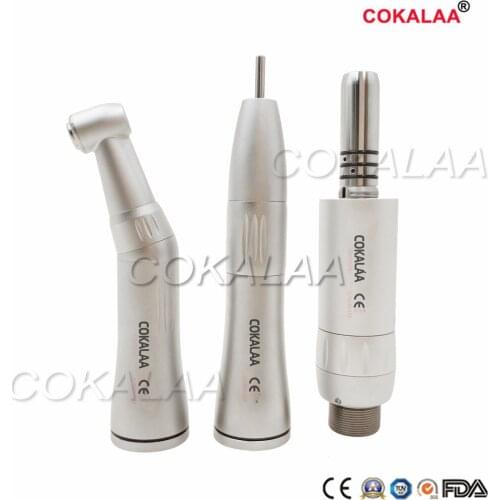 2 Holes/ 4 Holes Dental Low Speed Handpiece Kit Turbine Straight Contra Angle Air Motor Set Inner Water Spray 2/4Holes Available