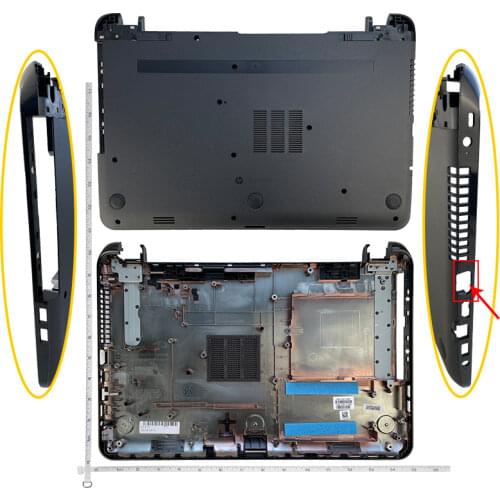 Laptop Bottom Base Case Cover for HP for pavilion 15-G 15-R 250 255 256 G3 Computer Replacement With VGA