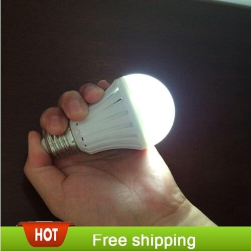 New Arrival Intelligent LED Bulb 3W 5W 7W 9W 12W LED Emergency Light Rechargeable LED Bulb Lamp E27 for Home Lights SMD5730 Chip
