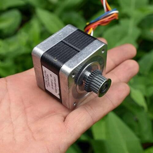 Minebea 42mm Stepper Motor 2-phase 4-wire Double Ball Bearing 1.8 Degree Step Motor 14MM Shaft Length DIY Precision 3D Printer