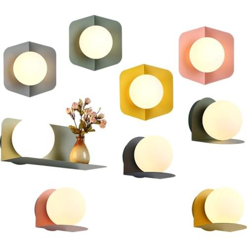 Modern LED Wall Lamps for Home Sunflower Indoor Wall Light Nordic Art Living Room Bedroom Bedside Lamp Indoor Lighting Fixtures