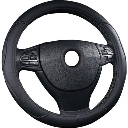 Car Steering Wheel Cover For Mitsubishi Mirage Montero Pajero 2000 - 2017 2018 2019 2020 2021 37 38 CM M Size Steering Wheel