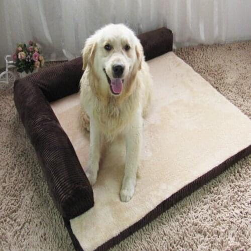 Comfortable Thickened Pet Dog bed Sofa Mat Comfortable Detachable Deign Resistance To Bite Large Dog Cat Bed Indoor Pet House