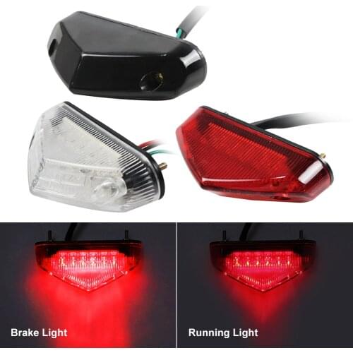 Universal 12V DC LED Brake Stop Tail Light Signal Indicators， Motorcycle Motorbike ATV Dirt Bike Rear Brake Light