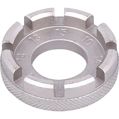 Bike Wheel Rim Adjuster Spanner Galvanized Repair Service Tool Key Bicycle Spoke Nipple Wrench 8 Way Groove Wire Repair Tools