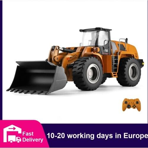 WLtoys 1:14 RC Truck Bulldozer Caterpillar Alloy Tractor Model Engineering Car RC Excavator Radio Controlled Car Toys for Boys