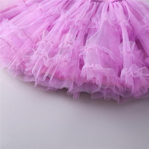 Girls' skirt foreign style Princess mesh 2020 new childrens fluffy skirt fashion four seasons versatile performance skirt