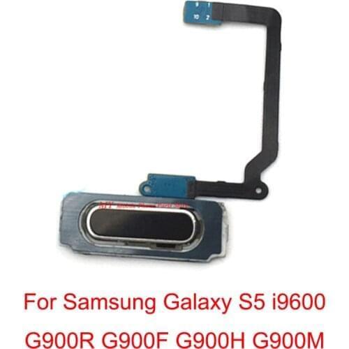 10 PCS Home Menu Button Fingerprint Sensor Flex Cable For Samsung Galaxy S5 i9600 G900R G900F G900H G900M Return Key Botton