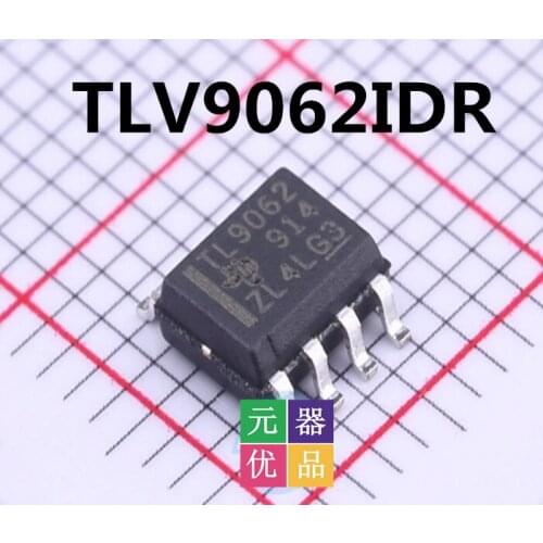 10Pcs TLV9062IDR TLV9062 SOP8 Operational amplifier chip in stock 100% new and original