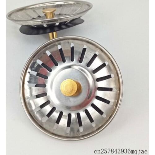 100pcs Kitchen Sink Strainer Stopper Filter Kitchen Tool Waste Plug Sink Hole Filter Sink Stainless Steel