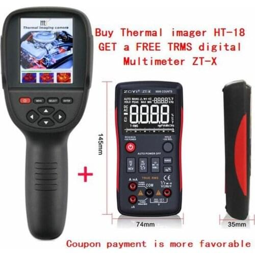2019 New HT-18 Handheld Infrared Temperature Heat IR Digital Thermal Imager Detector Camera Resolution Drop Ship Wholesale