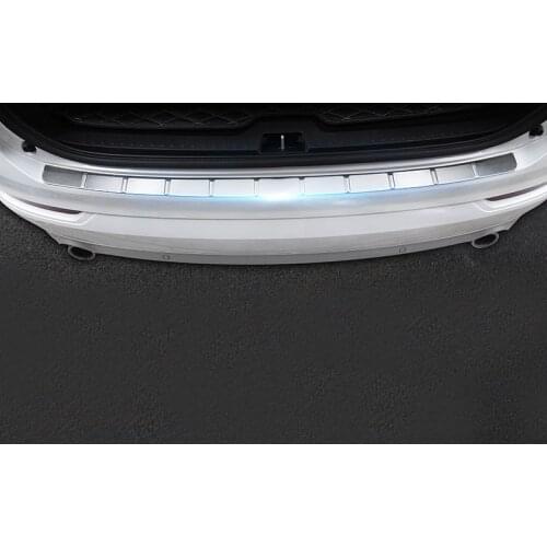 For Volvo XC90 2015 2016 2017 2018 2019 Stainless Steel Outer Rear Bumper Guard Plate Cover Trim 1pcs Car Styling Accessories