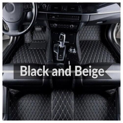 Car floor mats Case for Toyota Camry Corolla RAV4 Mark X Crown FJ Cruiser leather Anti-slip car-styling carpet liner