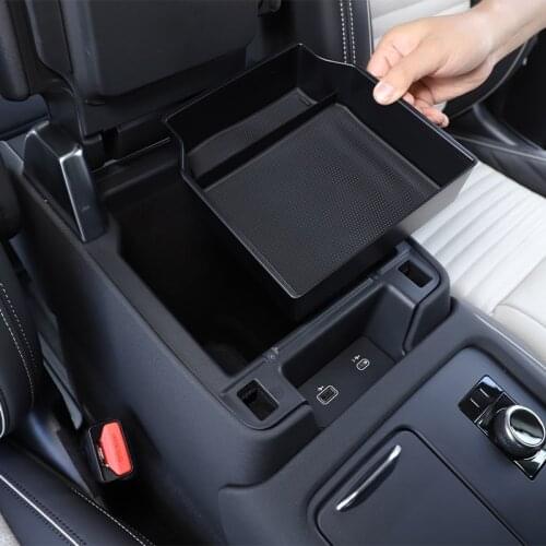 For Land Rover Discovery 5 2021-2022 ABS Car Central Control Armrest Box Storage Box Mobile phone Tray Trim Car Accessories