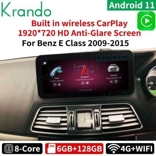 Krando Android 10 10.25'' Car Radio for Mercedes Benz E Class W212 E200 E230 E260 S212 2009-2016 (two door) RHD Gps Navigation