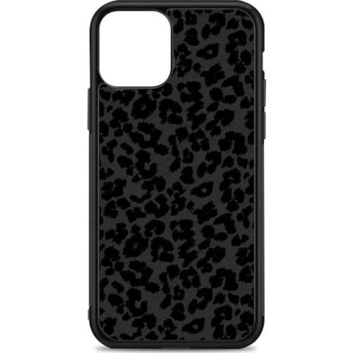 Black Leopard Phone Case for iPhone 12 mini 11 pro XS Max X XR 6 7 8 plus SE20 High quality TPU silicon and Hard plastic cover