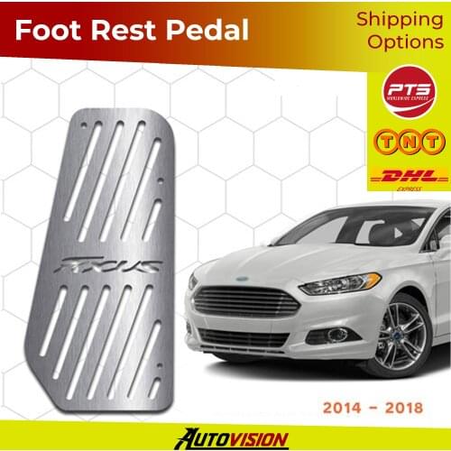For Ford Focus 2014 2015 2016 2017 2018 Car Accessories ABS Chrome Foot Rest Pedal Body Molding Moulding Trim