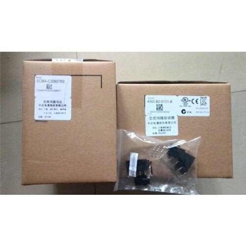 ECMA-C20807RS+ASD-B2-0721-B 750w 3000rpm 2.39N.m AC servo motor driver kits with 5m power and encoder cable
