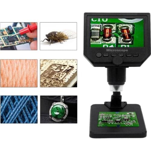 G600+ Upgrade 3.6MP Digital Microscope 4.3" LCD Microscopes Magnifier Camera