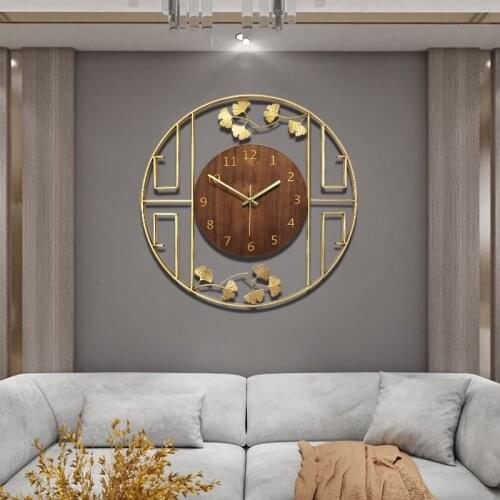 Classic Silent Wall Clock Modern Design Art Novelty Shabby Quiet Chic Wall Clock Living Rustic Wood Zegar Scienny Clocks BY50WC